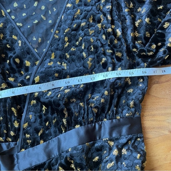 Diane Von Furstenberg Animal Print Semi Sheer Wrap Midi Dress - Picture 11 of 16